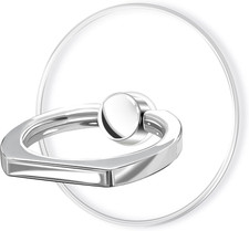 Transparent Clear Phone Ring Grips Holder Kickstand, Finger Ring Stand for Cell