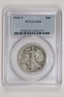 1916-S WALKING LIBERTY HALF DOLLAR PCGS G4