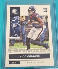 2021 Panini Chronicles  RC #35 Nico Collins  Houston Texans Football Card X1