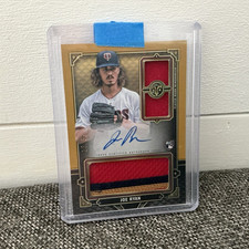 /35 Topps 2022 Triple Threads Joe Ryan Rookie Auto Memorabilia Twins RFPAR-JR