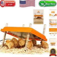 Chick Brooder Heating Plate with Easy-Clean Feature - Ideal for 15 Chicks