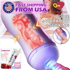Automatic Male Masturbaters HandsFree Sucking Mastubator Cup Sex-Toys for Men