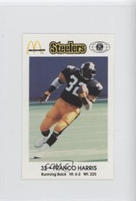 1984 McDonald's Pittsburgh Steelers Police Franco Harris #32 HOF 0a1