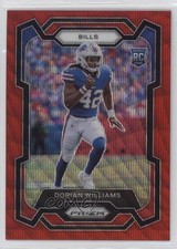 2023 Panini Prizm Rookies Red Wave Prizm 8/149 Dorian Williams #309 6q5