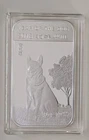 2018 YEAR OF THE DOG APMEX 1 OUNCE SILVER BAR IN CAPSULE