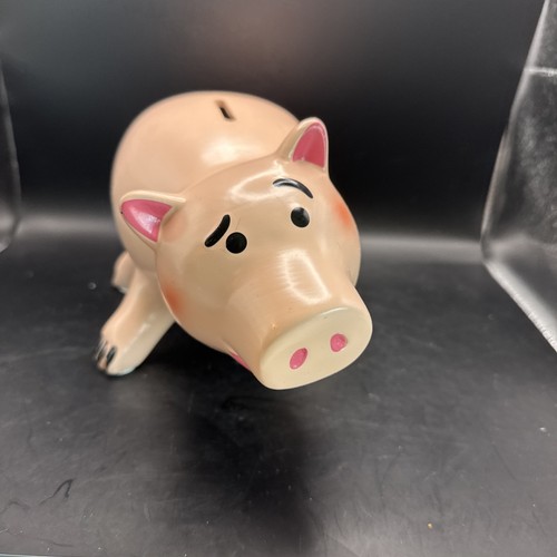 RARE Toy Story 3 Ceramic Hamm Piggy Bank Disney Store LARGE Collector 9” Long