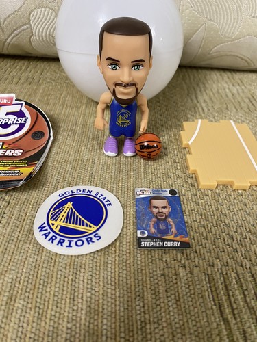Zuru 5 Surprise NBA Ballers Steph Curry Away Jersey Basketball Figure Complete - Picture 5 of 9