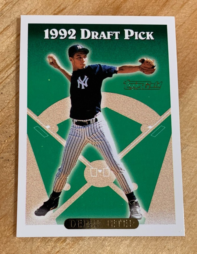 Rare 1993 Topps Gold #98 Derek Jeter RC N.Y. Yankees HOF Sharp