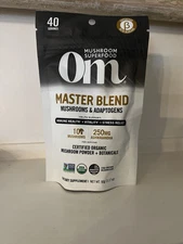 Mushroom Master Blend  3.17 Oz By Om Mushrooms Ex2/26