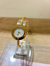 GUCCI Change Bezel Gold Qz Ladies Watch body only immovable Japan JUNK immovable