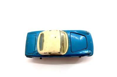 Vintage Corgi Toys LOTUS ELAN S2 diecast car Blue with White Roof