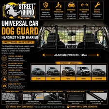 Dog Guard Headrest Mesh Barrier Pet Travel Safety Guard For Daihatsu Mira