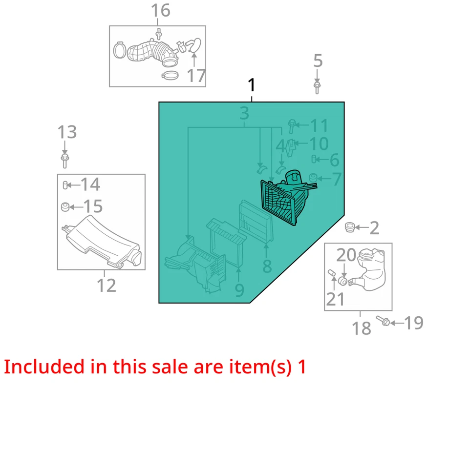 Air Cleaner Fits 06-10 INFINITI M45 27138120 - Image 4 of 4