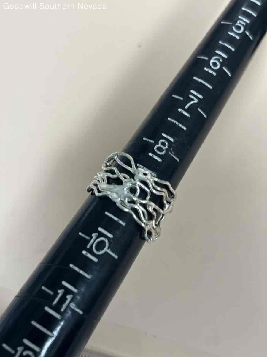 Irregular Wire Ring - Size 9 - image 5