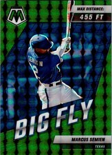 2022 Panini Mosaic #BF-5 Marcus Semien Big Fly Green Mosaic
