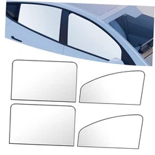Car Side Window Sun Shade Replacement, 20CM x 50CM x 80CM Front 4 PCS Silver