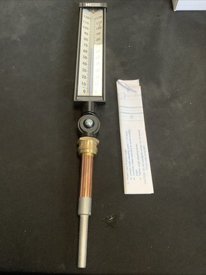 Weiss Vari-Angle 6  Industrial GlassThermometer. A9VU6-120F. N10