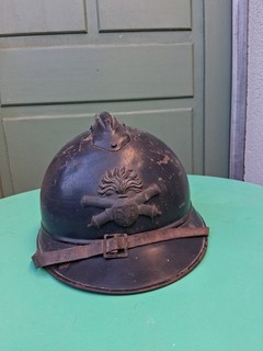 Casque Adrian ww1 ( modèle 1915 ) Artillerie . Grande Taille (60 cm )