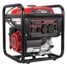 Gas Powered Generator 4800W Peak Digital Inverter Pure Sine Wave USB Outlets