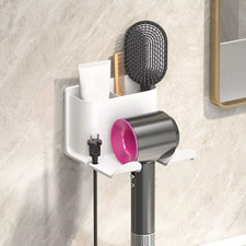 1Pc Hair Dryer Holder Wall Mounted Hair Straightener Dryer Hair Stand Bathroom