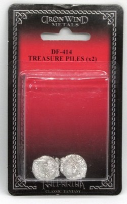 Ral Partha DM-414 Treasure Piles [x2] (Props) Wizard Room Terrain Miniatures