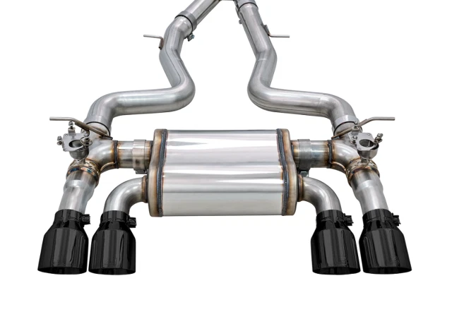 AWE Track Edition Catback Exhaust Diamond Black For 2015-2018 BMW M3/M4 Foto 3 de 4