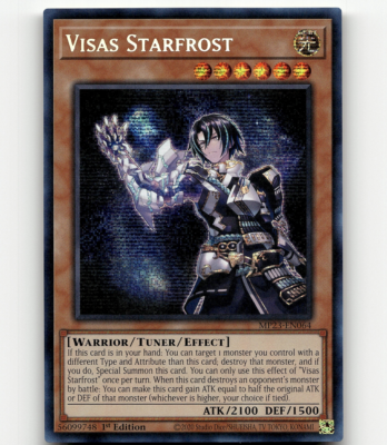 visas cards yugioh Yu-Gi-Oh! - Duelist Nexus Warrior/Tuner/Effect Yugioh Visas Starfrost 25th Anniv.