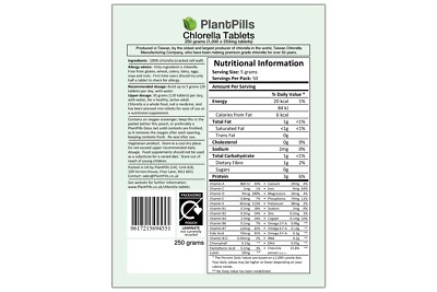 Poudre De Chlorella 1 Kg PlantPills - 100% Pure, Vérifiée, Date De Péremption Mai 2028