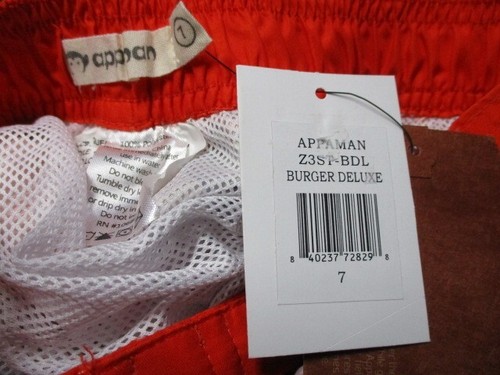 Neu mit Etikett Appaman Jungen FAB! Burger Deluxe Badehose in Größe 7 - Bild 2 von 2