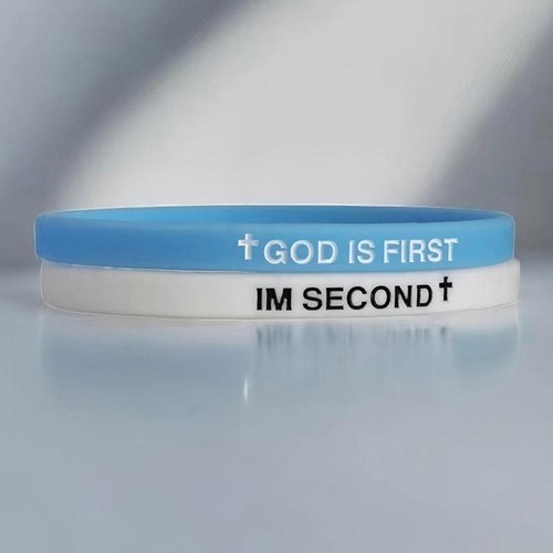 GOD IS FIRST BRACELET, GOD IS FIRST IMSECOND BraceletsSilicone - Picture 12 of 20