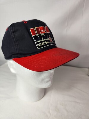 帽子 USA Dream Team 90s Vintage Snapback 🚨🔥Vintage 1992 Starter USA Dream Team Snapback Hat Navy/Red NBA