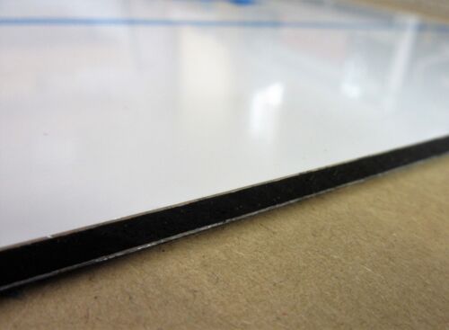 Alu-Verbundplatte 4mm weiß Zuschnitt 404 x 320 mm, Deckschicht 0,3mm DIBOND®