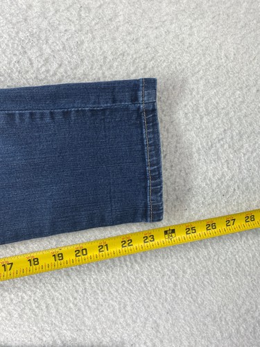NW Vintage America Womens Size 2/25 Medium Wash Mid Rise Flap Pocket Crop Jeans - Picture 4 of 6