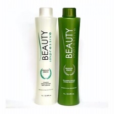 Kit Beauty Impressive Brazilian Keratin Shampoo AntiFrizz Treatment - 2x1L