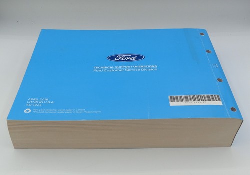 Ford Lincoln Wiring Diagrams 2018 Fusion MKZ Technical Operations Manual - Picture 3 of 4