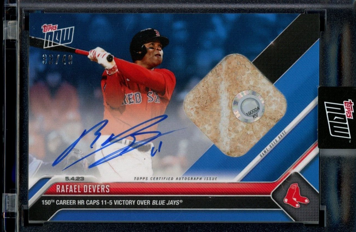 topps dynasty Rafael devers auto 直筆サイン 99枚限定 Rafael Devers RC デバース 直筆サイン ルーキーカード