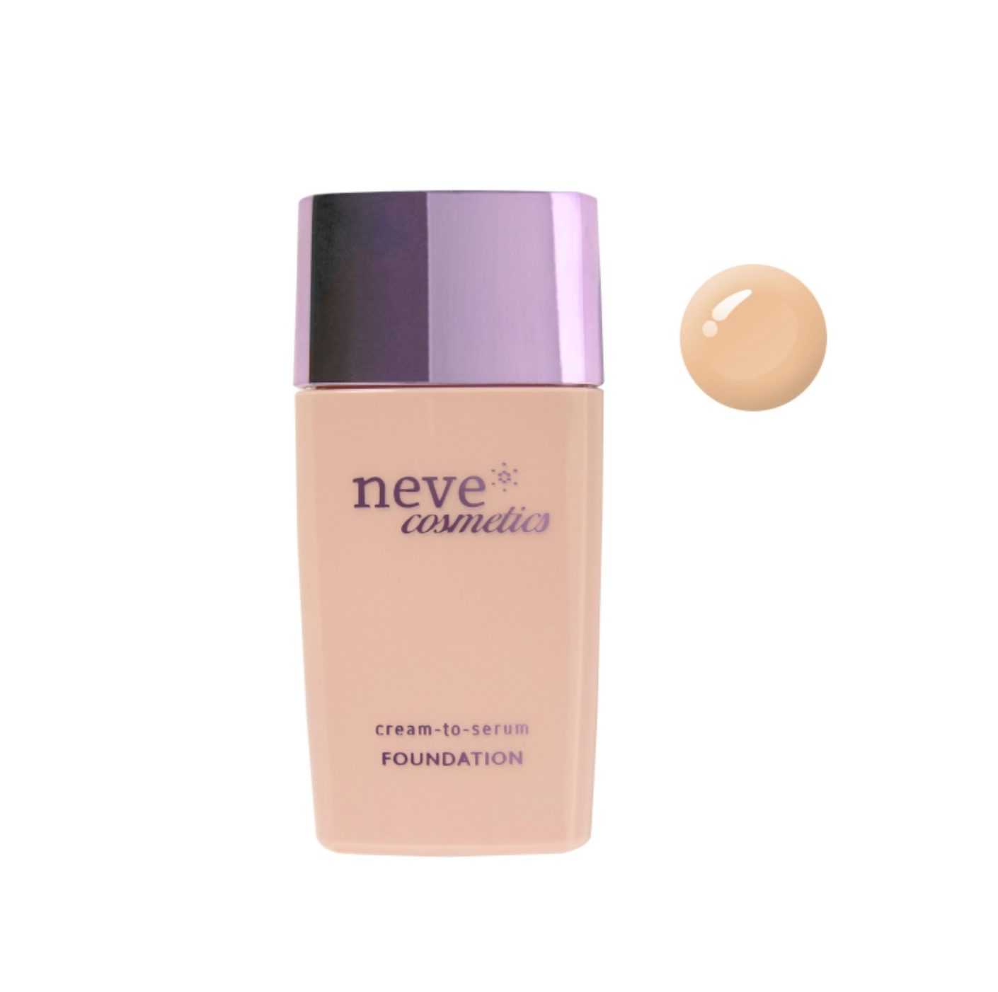 Neve Cosmetics Fondotinta Cream-To-Serum Tan Warm Tonalità Scura 35 ml