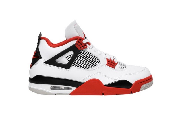 red jordans size 4