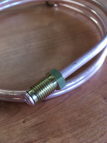 Tubo embrague de cobre Triumph 2000 2,5 pi MK1 con uniones de latón - Imagen 3 de 4