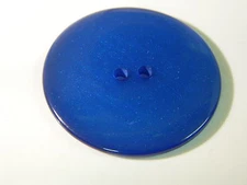 10 NEW 1 1/2 INCH ROYAL BLUE PEARL  FINISH BUTTONS