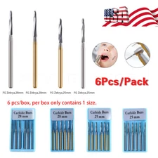 Dental Surgical Zekrya Carbide Tungsten Bone Cutters Finishing Burs FG 25mm/28mm