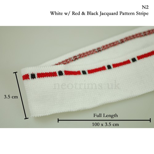 Knit Rib Stretch Welt for Cuff,Waistband Neckbands.Stripes Revamp Clothing Trim - Picture 5 of 26