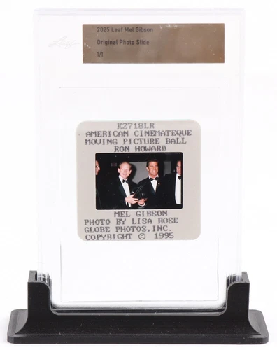 2025 Leaf Original Photo Slide Mel Gibson & Ron Howard CR 1995 #NNO #1/1 (Leaf)