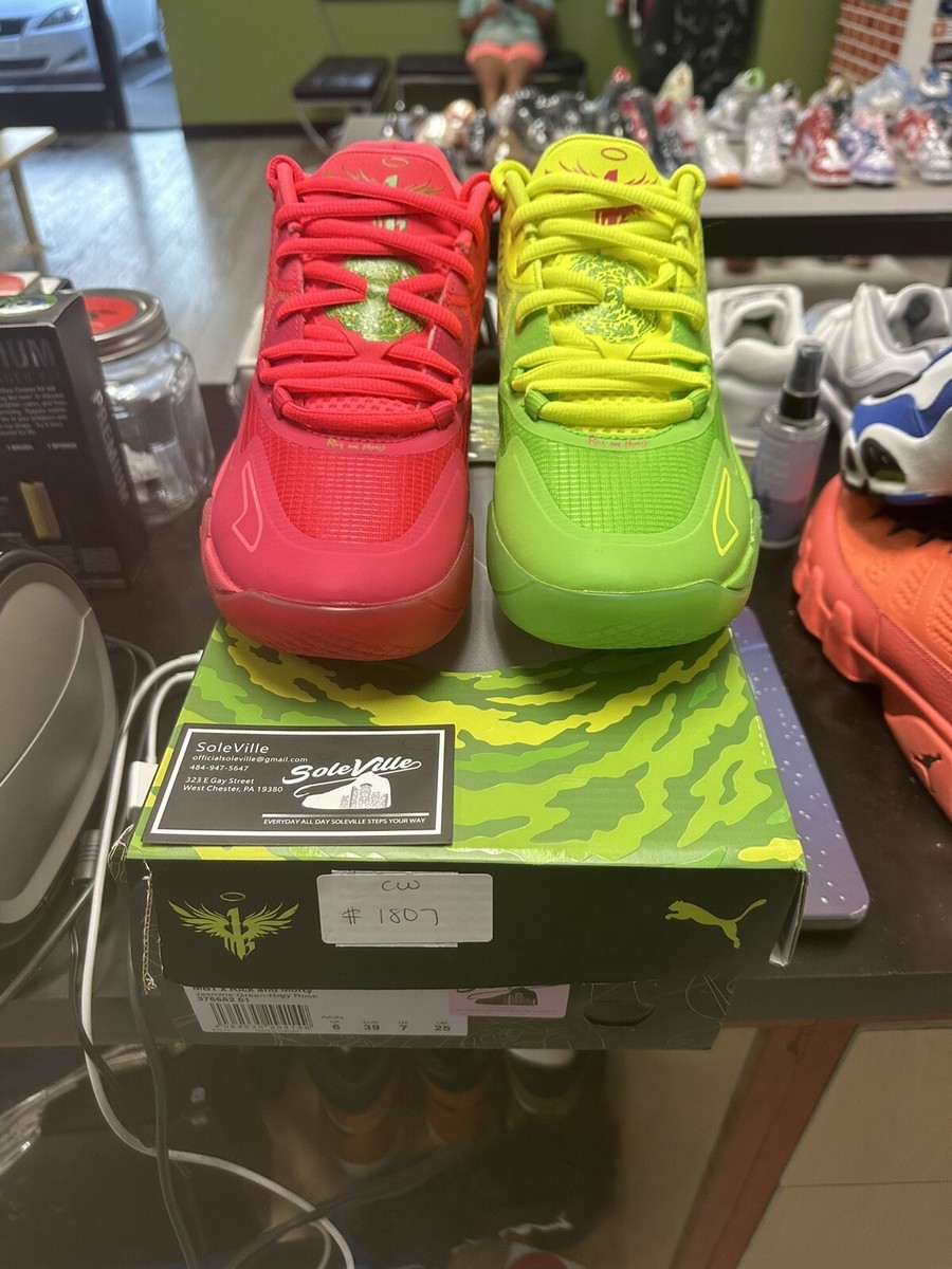 シューズ(男性用) MB1 Ricy and Morty Puma MB.01 Lamelo Ball Rick and Morty Size 10.5 Mens