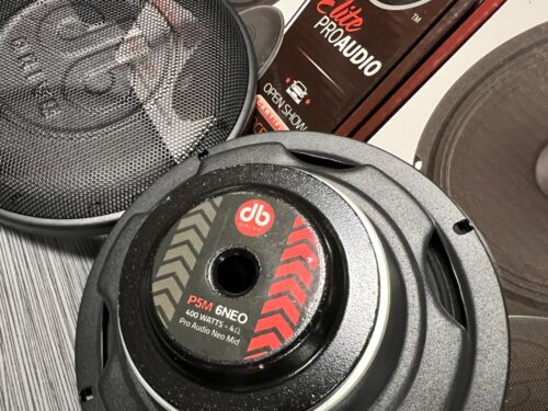 DB Drive P5M 6NEO 6.5" Neo Mid Range Car Audio Pro Audio Midrange Speaker Pair - Picture 7 of 11