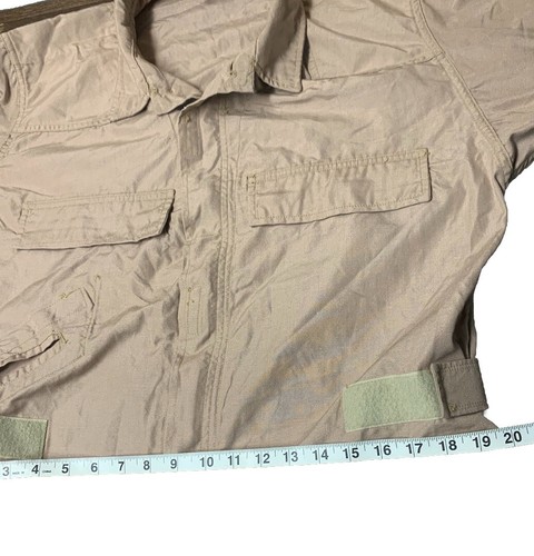 US Militär hellbraun Aircrew Kampfmantel Herren Medium lang Reißverschluss Utility ABDU Klasse 2 USA - Bild 6 von 15
