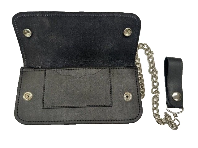 Carteira corrente de couro - Imagem 2 de 4