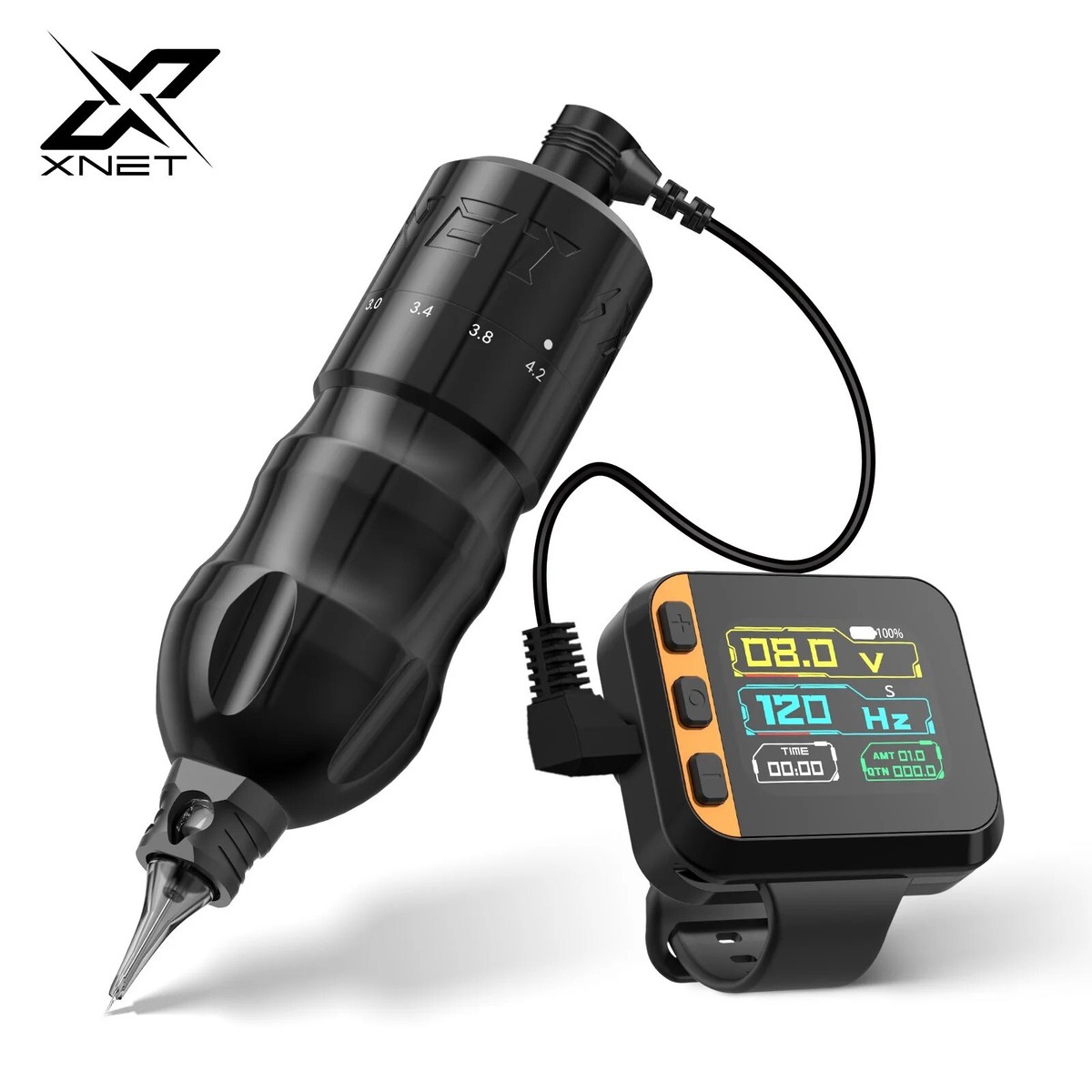 XNET T2 Rotary Tattoo Pen 1600mAh Wireless Watch Power Supply 2.0