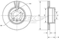 Tomex Brakes 2X Bremsscheibe Vorne Ø296 Mm BelüFtet FüR BMW 5Er E39 523I 520I