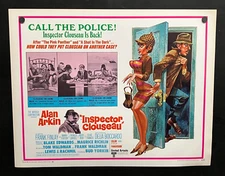original 1968 INSPECTOR CLOUSEAU Half Sheet Movie Poster 22 x 28 ALAN ARKIN